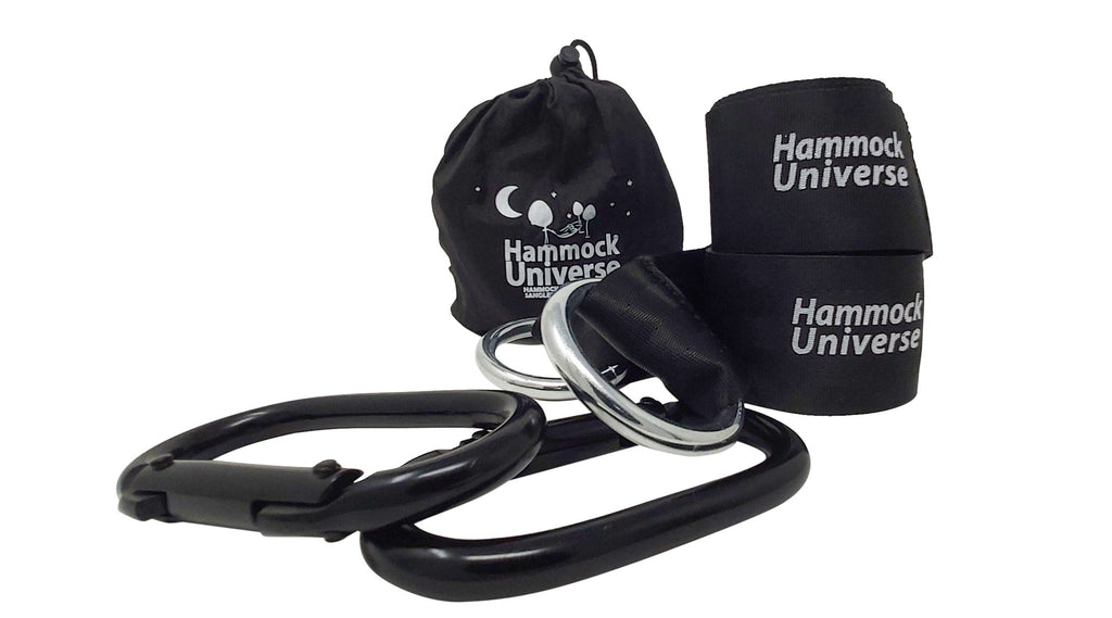 Eco-Friendly Hammock Tree Straps with Carabiners — Hammock Universe Canada
