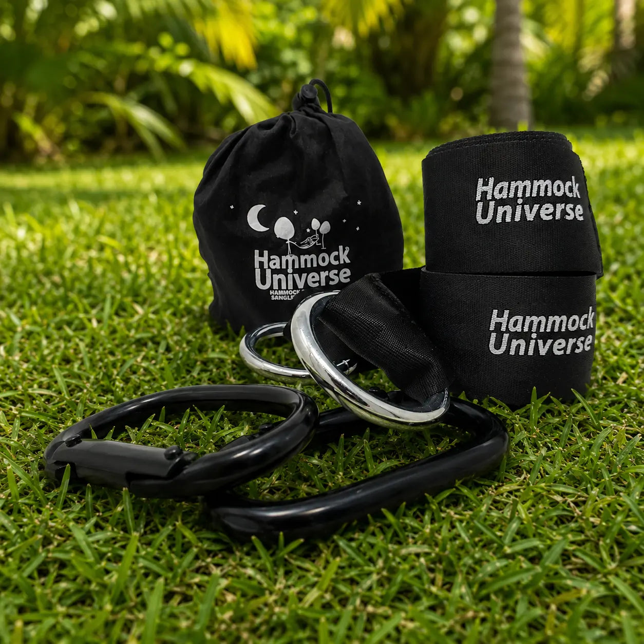 Eco-Friendly Hammock Tree Straps with Carabiners — Hammock Universe Canada