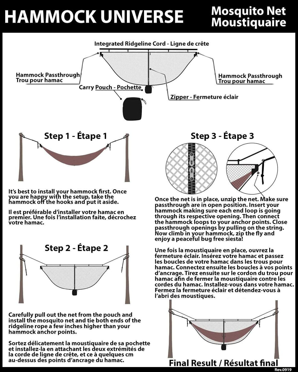 Mosquito Net for Hammocks — No-See-Ums Mesh