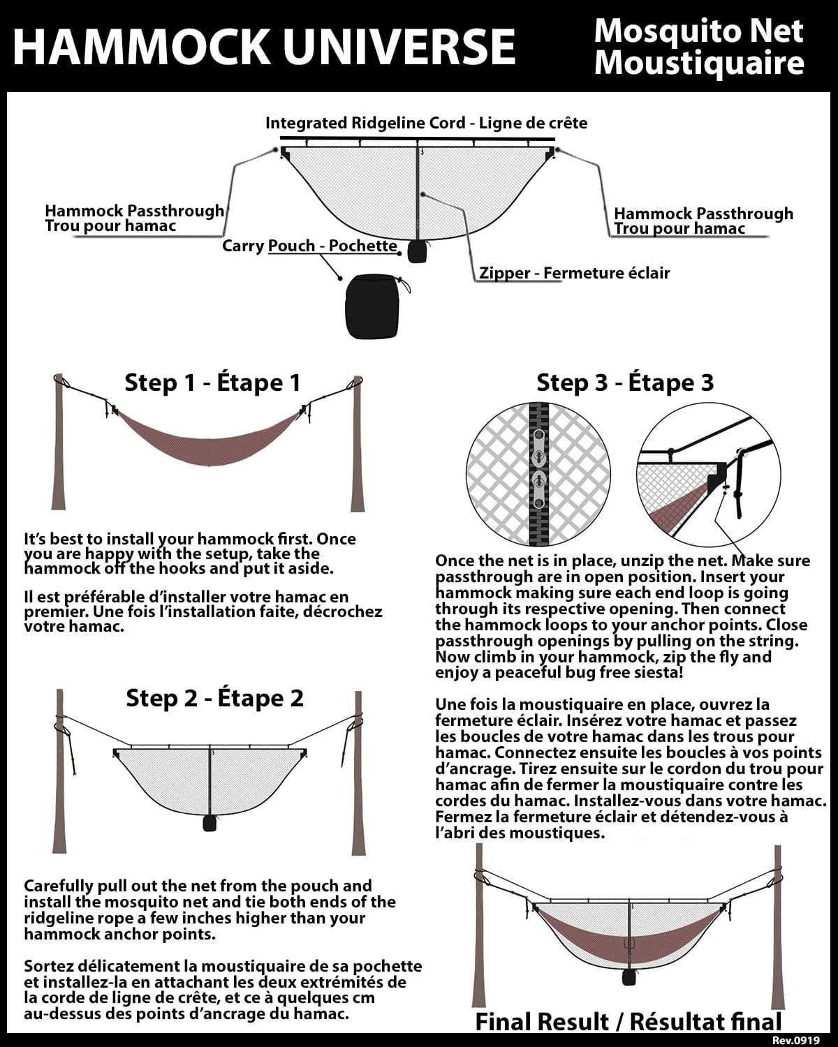 Mosquito Net for Hammocks — No-See-Ums Mesh