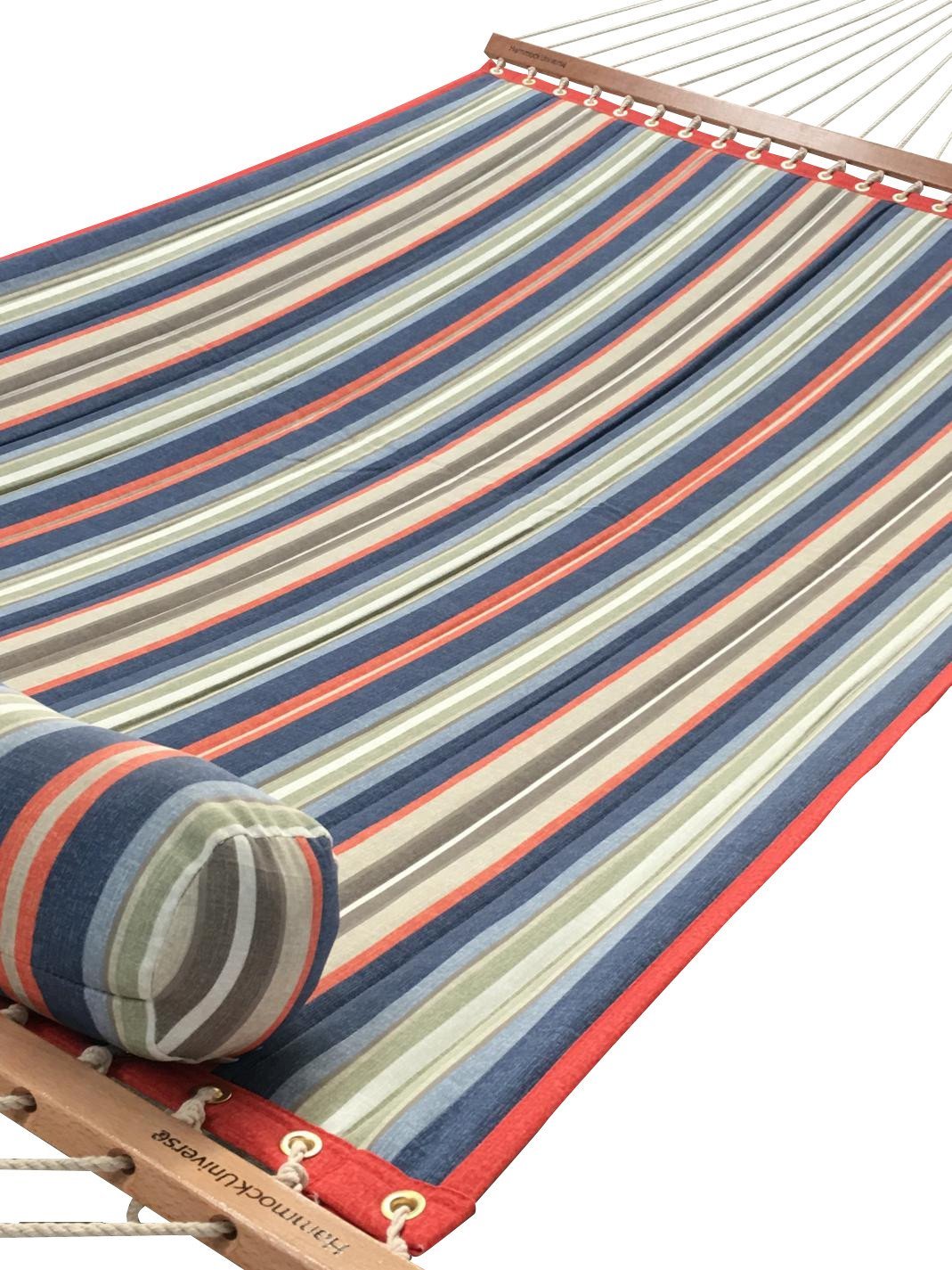 Deluxe Quilted Hammock with Wicker Stand — Hammock Universe Canada