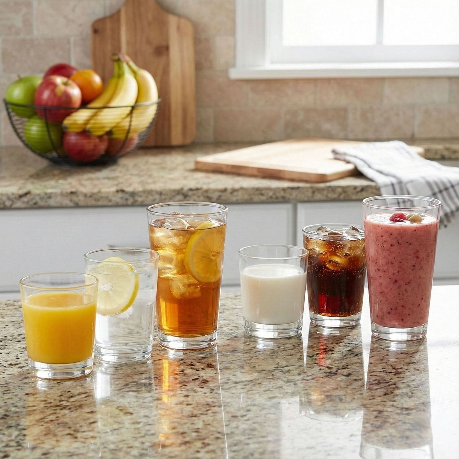 Lucia Everyday Glassware Set of 18 — Kitchen Smart