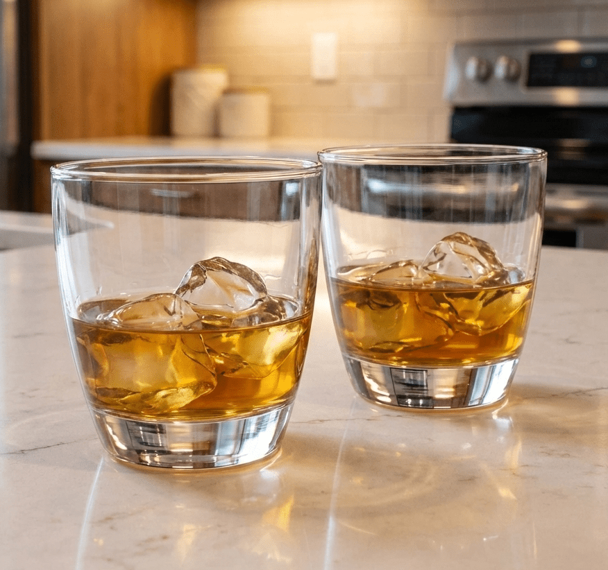 Milano Double Old Fashioned Glass Set of 4 — Kitchen Smart