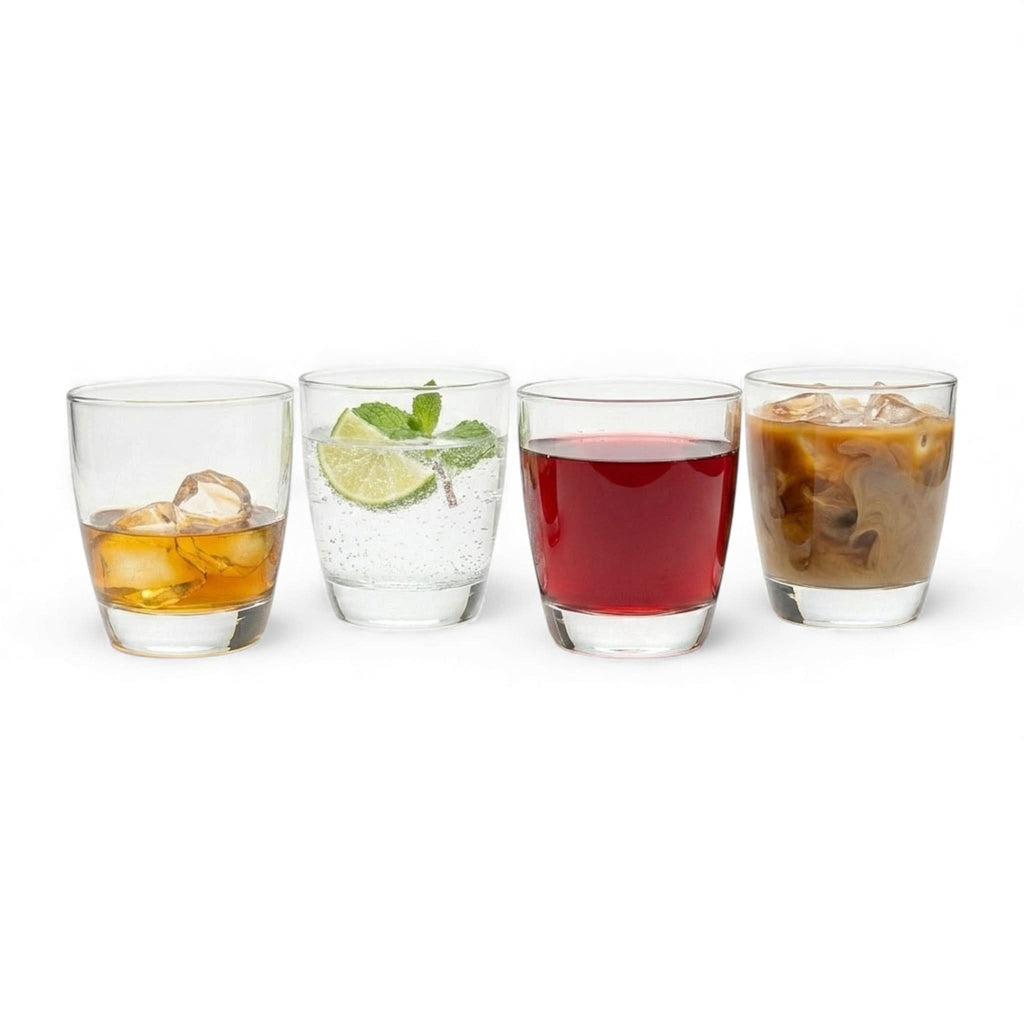 Milano Double Old Fashioned Glass Set of 4 — Kitchen Smart